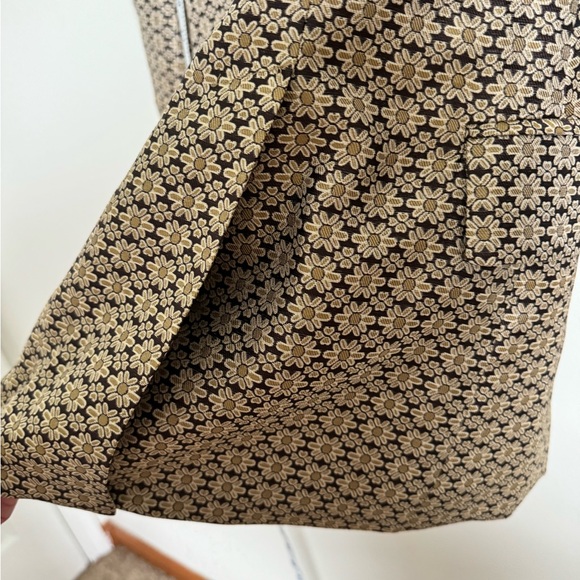 WAYF Gold and brown double breasted blazer, Size S - Picture 9 of 10